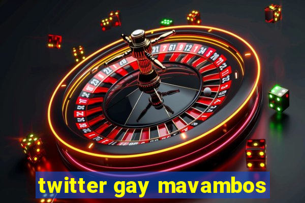 twitter gay mavambos