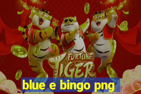 blue e bingo png