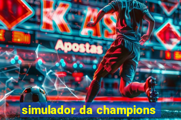 simulador da champions