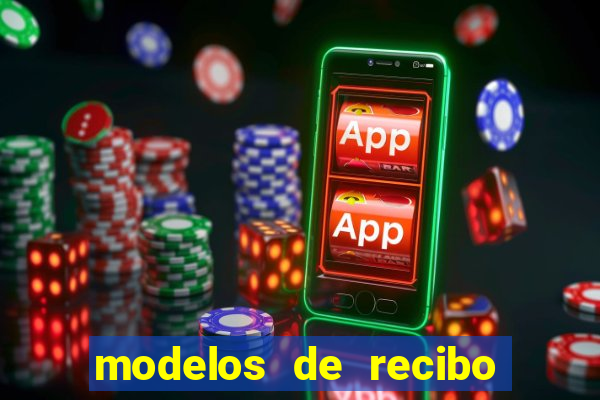 modelos de recibo de pagamento word