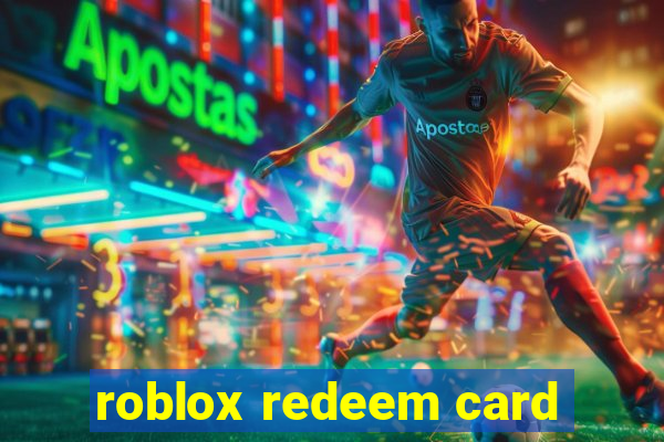 roblox redeem card