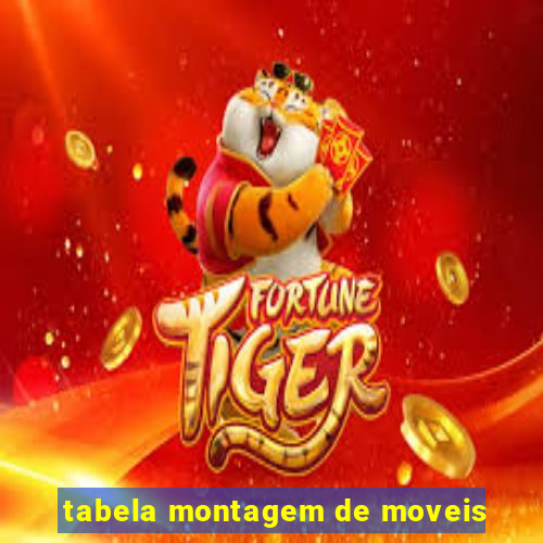 tabela montagem de moveis