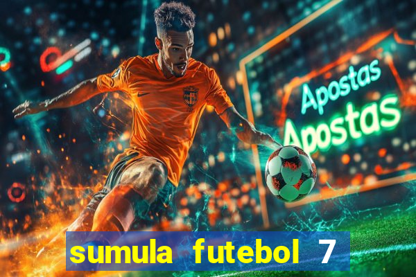 sumula futebol 7 society excel