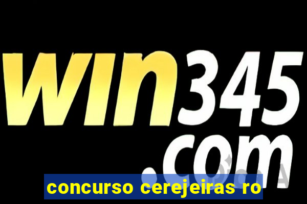 concurso cerejeiras ro