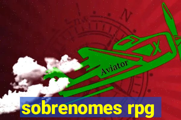 sobrenomes rpg