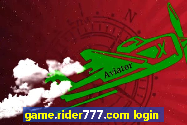 game.rider777.com login