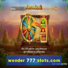 wonder 777 slots.com